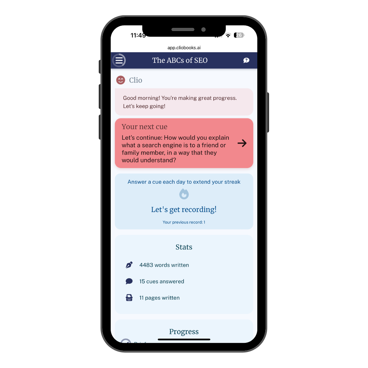 Cliobooks.ai book writing software